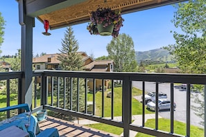 Pines 302D Balcony with View of Ski Area