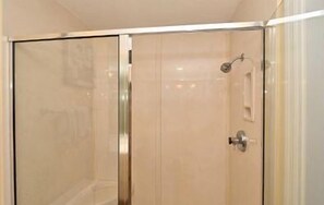 Master bathroom walk in shower