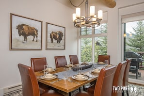 Dining Area with Table Seating for 8