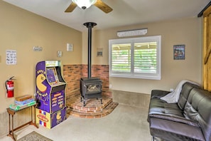 Game Room | Central Air Conditioning | 2 Stairs to Access | Single Story Home