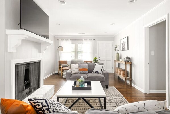 Living Room in the main unit of the home