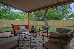 Furniture, Patio, Table, Chair, Porch