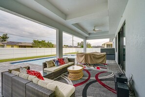 Covered Patio | Fenced Backyard
