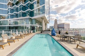 Roof Top Pool overlooking Coronado Bridge and Harbor