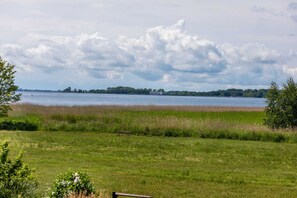 View from the apartment of the surrounding area. 