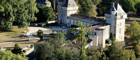 Vue aérienne du domaine