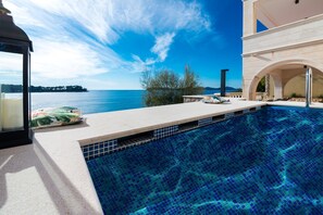 Dazzling Lozica Villa | 5 Bedrooms | Villa Pasija |  Steam Room & Private Plateau Beach by Villamore