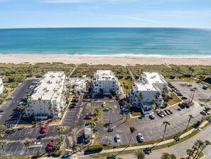 We are directly on the beach in a lovely neighborhood! This is a private section of the beach with no nearby public parking.