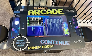 Pandora DX Arcade Table w/ 412 classic games, LED light, & matching stools