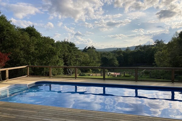 Lounge by the pool and take in the views.