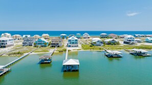 Located on the Little Lagoon in Gulf Shores