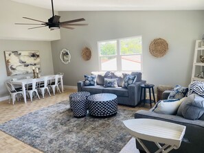 Family room and dining room!