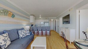 Sleeper sofa in the living room