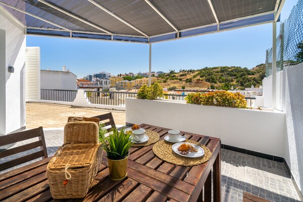 Very spacious and inviting balcony for great moments outdoors.