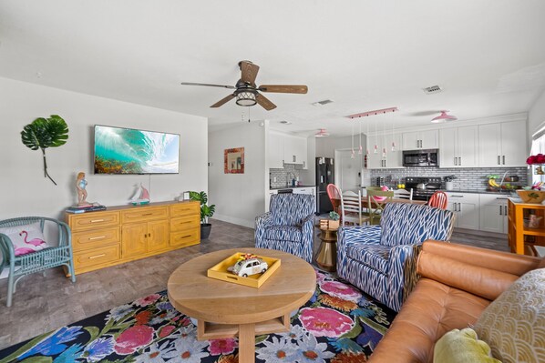 Welcome to Lunar Beach Bungalow, our Cocoa Beach home.