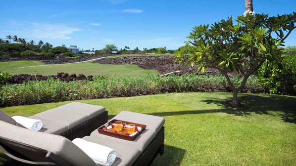 Relaxing spot with great golf course views