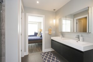 Master bathroom with his and her sinks!