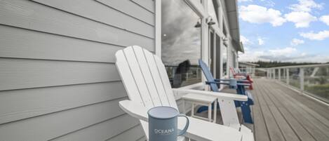 Sit back and relax, have a cup of coffee and take in the views!