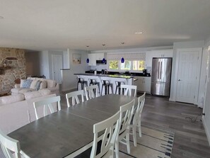 Dining Area and Fireplace