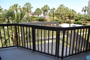 Balcony with Private Stairs