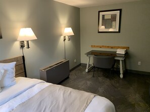 work area in bedroom