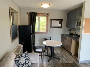 a right sized dining and living