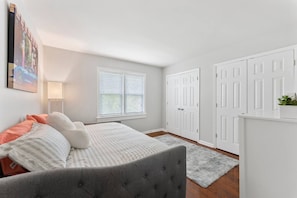 Second Bedroom Equipped with Large Closets and Trundle Bed - Queen over Twin Bed 
