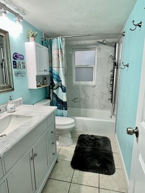 Spacious newly remodeled bathroom