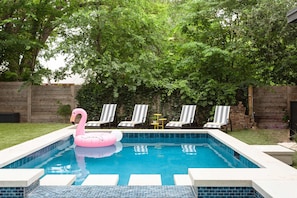 Private Swimming Pool with Sun Loungers