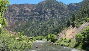 The House is Opposite the iconic Glenwood Canyon Resort.