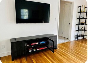 55 inch smart TV in upstairs living room