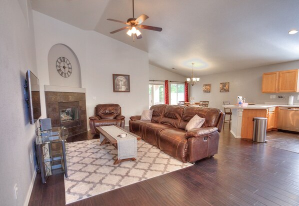 Open Floor Plan with Comfy Couches