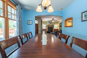 Large dining room table