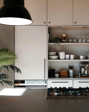 Kitchen - includes Breville espresso maker and premium coffee