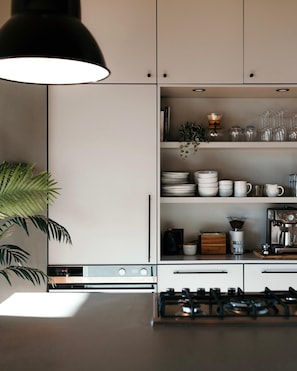 Kitchen - includes Breville espresso maker and premium coffee