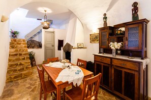 Spacious dining area