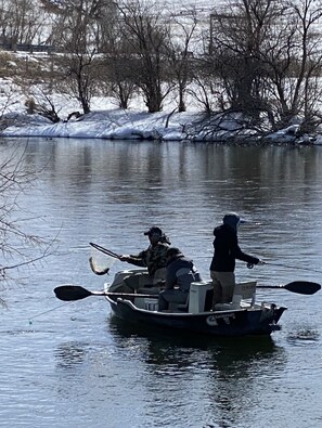 Nice Catch! Winter fishing on the Big Horn River at its finest!  Very Cool!