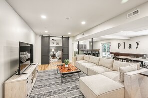 Basement living area