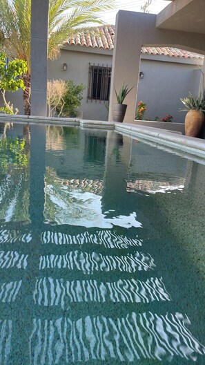 Pristine clear pool