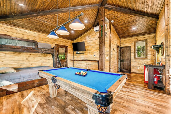 Third Floor - Bunk Beds and Pool table