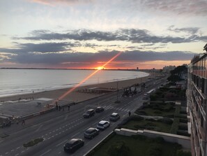 Vue sur la plage/l’océan