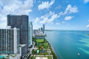 water views of Biscayne Bay, Margaret Pace Park