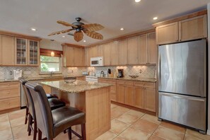 The Kitchen Has Granite Counters Throughout