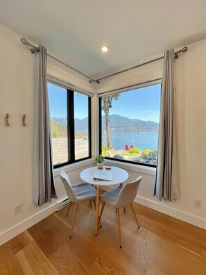 Dining area with a view