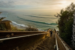 Walk to Swami's  or  D Street Beach Accesses