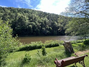 Direct creek access. Fish and launch canoes/kayaks directly from property.