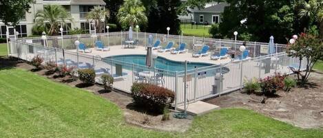 Pool Deck from the patio