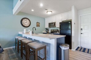 Great kitchen for meals & connecting!