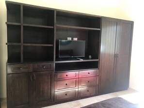 Large Wall Closet with TV