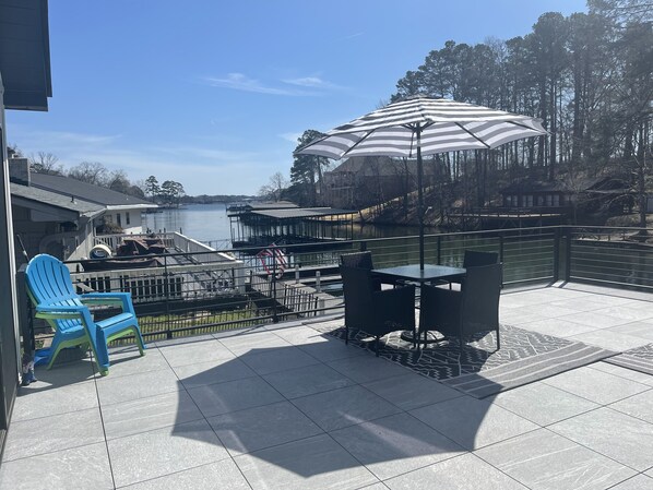 Large Patio on the water